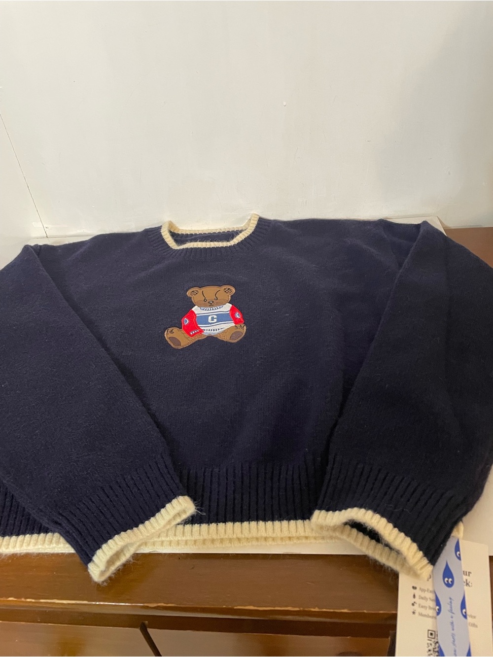 Teddy Bear Sweater NWT